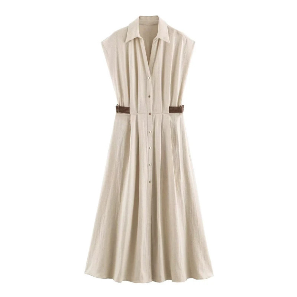ZARA Chic Elegant Slim Fit Dress - Picture 1 of 4